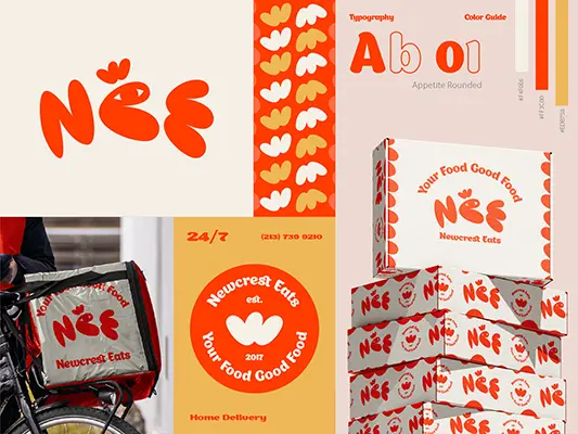 Brand Guideline - NCE - Newcrest Eats - Your Food Good Food